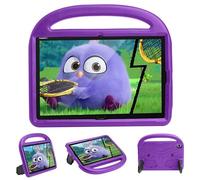 Étui pour enfants pour Huawei Mediapad M6 2019/M5 10,8", étui de tablette léger, adapté aux enfants, poignée avec support, housse de protection en mousse EVA souple, résistant aux chocs, violet