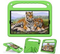 Étui pour enfants pour Lenovo Tab K10 10,3" TB-X6C6, mousse EVA légère antichoc durable, housse de tablette avec poignée et support pour enfants fermement, vert