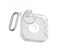 Étui pour enregistreur vocal Soundcore Work AI, coque rigide transparente en polycarbonate, protection antichoc et anti-chute, rangement de voyage compact avec crochet, accès complet aux boutons