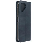 Étui pour Fairphone 5 Clapet Portefeuille Motif Damier Collection Geo Bleu nuit