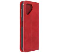 Étui pour Fairphone 5 Clapet Portefeuille Motif Damier Collection Geo Rouge