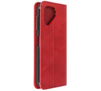 Étui pour Fairphone 5 Clapet Portefeuille Motif Damier Collection Geo Rouge