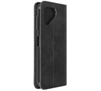 Étui pour Fairphone 5 Portefeuille Motif Damier Collection Geo Noir