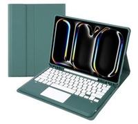 Étui pour FLOODKING iPad Pro 13 2024 Clavier Bluetooth Détachable, Vert foncé G