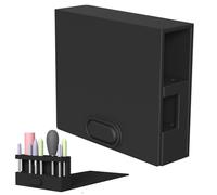 Étui pour forets à ongles, boîte de rangement pour vernis à ongles | Étui de support de perceuse à ongles portable,Boîte d'affichage pliante d'organisateur de bureau, organisateur de support d'outil d