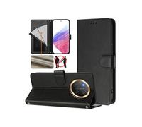 Etui pour FOXDOCK Honor Magic 7 Lite RFID Blocking Premium Synthetic en cuir synthétique Case de portefeuille avec couverture de couverture de cartes