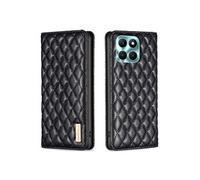 Etui pour FOXDOCK Honor X6A PU Cuir Magnétique Couvre de folio de flip-Noir