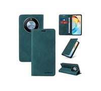 Etui pour FOXDOCK Honor X9C Smart 5G RFID Blocking Flip Book Pliant Wallet Cuir avec porte-carte et couvercle de la kickstand compatible avec Honor