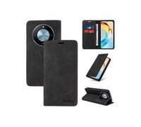 Etui pour FOXDOCK Honor X9C Smart 5G RFID Blocking Flip Book Pliant Wallet Cuir avec porte-carte et couvercle de la kickstand compatible avec Honor