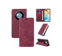Etui pour FOXDOCK Honor X9C Smart 5G RFID Blocking Flip Book Pliant Wallet Cuir avec porte-carte et couvercle de la kickstand compatible avec Honor