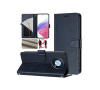 Etui pour FOXDOCK Huawei Nova Y90 RFID Blocking Premium Synthetic en cuir synthétique Case de portefeuille avec couverture de couverture de cartes