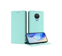 Etui pour FOXDOCK Nokia 6.3/G20/G10 Ferme de fermeture magnétique Slim RFID Blocking Wallef Téléphone avec des emplacements de carte compatibles avec