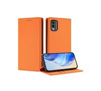 Etui pour FOXDOCK Nokia C32 Ferme de fermeture magnétique Slim RFID Blocking Wallef Téléphone avec des emplacements de carte compatibles avec Nokia