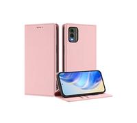 Etui pour FOXDOCK Nokia C32 Ferme de fermeture magnétique Slim RFID Blocking Wallef Téléphone avec des emplacements de carte compatibles avec Nokia