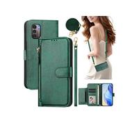 Etui pour FOXDOCK Nokia G11 4G/G21 4G éclair haut de gamme portefeuille multifonction avec fermeture magnétiquedragonne amovible et long