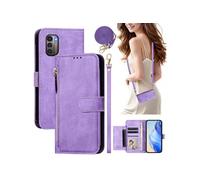 Etui pour FOXDOCK Nokia G11 4G/G21 4G éclair haut de gamme portefeuille multifonction avec fermeture magnétiquedragonne amovible et long