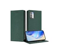 Etui pour FOXDOCK Nokia G42/G310 Ferme de fermeture magnétique Slim RFID Blocking Wallef Téléphone avec des emplacements de carte compatibles avec