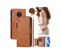 Etui pour FOXDOCK Nokia X20/X10 éclair haut de gamme portefeuille multifonction avec fermeture magnétiquedragonne amovible et long cordon,compatible