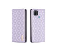 Etui pour FOXDOCK OPPO A15 PU Cuir Magnétique Couvre de folio de flip-Violet