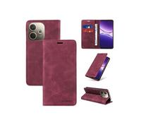 Etui pour FOXDOCK OPPO A5 PRO RFID Blocking Flip Book Pliant Wallet Cuir avec porte-carte et couvercle de la kickstand compatible avec OPPO A5