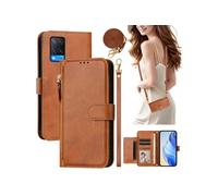 Etui pour FOXDOCK OPPO A54 4G/A16 4G éclair haut de gamme portefeuille multifonction avec fermeture magnétiquedragonne amovible et long