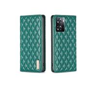 Etui pour FOXDOCK OPPO A57 4G PU Cuir Magnétique Couvre de folio de flip-Vert