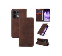 Etui pour FOXDOCK OPPO RENO 13 Pro 5G RFID Blocking Flip Book Pliant Wallet Cuir avec porte-carte et couvercle de la kickstand compatible avec OPPO