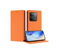 Etui pour FOXDOCK Realme GT 6 5G/GT 6T 5G Ferme de fermeture magnétique Slim RFID Blocking Wallef Téléphone avec des emplacements de carte