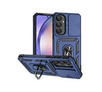 Etui pour FOXDOCK Samsung Galaxy A55 5G avec support de cycle rotatif, support de voiture magnétique et couvercle de caméra coulissante compatible