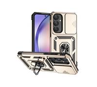 Etui pour FOXDOCK Samsung Galaxy A55 5G avec support de cycle rotatif, support de voiture magnétique et couvercle de caméra coulissante compatible