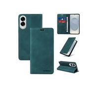 Etui pour FOXDOCK Samsung Galaxy S25 Edge RFID Blocking Flip Book Pliant Wallet Cuir avec porte-carte et couvercle de la kickstand compatible avec