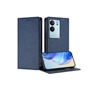 Etui pour FOXDOCK Vivo V30 Lite 5G/V29E 5G Ferme de fermeture magnétique Slim RFID Blocking Wallef Téléphone avec des emplacements de carte