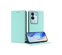Etui pour FOXDOCK Vivo V30 Lite 5G/V29E 5G Ferme de fermeture magnétique Slim RFID Blocking Wallef Téléphone avec des emplacements de carte