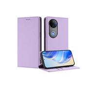 Etui pour FOXDOCK vivo V50 5G Ferme de fermeture magnétique Slim RFID Blocking Wallef Téléphone avec des emplacements de carte compatibles avec vivo
