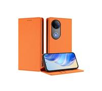 Etui pour FOXDOCK vivo V50 5G Ferme de fermeture magnétique Slim RFID Blocking Wallef Téléphone avec des emplacements de carte compatibles avec vivo