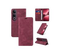 Etui pour FOXDOCK VIVO V50 Lite RFID Blocking Flip Book Pliant Wallet Cuir avec porte-carte et couvercle de la kickstand compatible avec VIVO V50