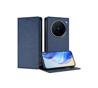 Etui pour FOXDOCK vivo X200 Ferme de fermeture magnétique Slim RFID Blocking Wallef Téléphone avec des emplacements de carte compatibles avec vivo