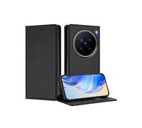 Etui pour FOXDOCK vivo X200 Pro Ferme de fermeture magnétique Slim RFID Blocking Wallef Téléphone avec des emplacements de carte compatibles avec