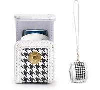 Étui Pour Fujifilm Instax Pal, Étui En Cuir Pu À Carreaux Avec Dragonne, Sac De Rangement Pour Fuji Instax Pal Et Petits Accessoires - Blanc[CLI1646]