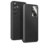 Étui pour Galaxy A17 avec Fenêtre Smart View et Porte-carte Noir