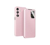 Avizar Étui pour Galaxy A37 avec Fenêtre Smart View et Porte-carte Rose