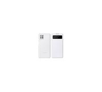 Etui pour Galaxy A42 5G Fenêtre Tactile S View Wallet Cover original Blanc