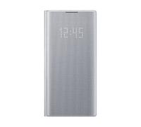 Beetlecase Etui Folio LED pour Galaxy Note 10 Argent