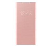 Étui pour Galaxy Note20 Folio LED Modèle View Cover avec Porte-cartes Samsung Rose