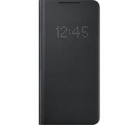 Étui pour Galaxy S21 Plus 5G Folio LED Modèle View Cover avec Porte-cartes, Noir