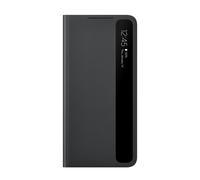 Étui pour Galaxy S21 Plus Folio Antimicrobien Smart Clear View Cover Samsung Noir