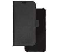 Étui pour Galaxy S24 Folio 2 en 1 Modèle Lynge en Cuir avec Porte-Cartes, Noir