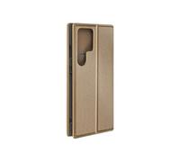 Etui pour Galaxy S24 Ultra Porte-carte Support Vidéo Clapet Magnétique Dorée