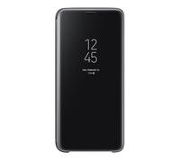 Coque Samsung Clear View Cover Stand S9 - Noir