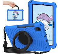 Étui pour Galaxy Tab A7 2020 enfants 10,4 pouces, mousse EVA motif toile d'araignée, avec poignée de support et bandoulière pour tablette Samsung Galaxy Tab A7 SM-T500/T505, bleu